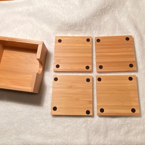 NWT Joplin Missouri Route 66 Set of Wooden Coasters - Picture 12 of 16